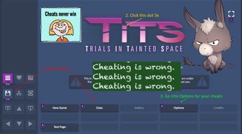 tits cheat codes|[NSFW] Trials in Tainted Space .